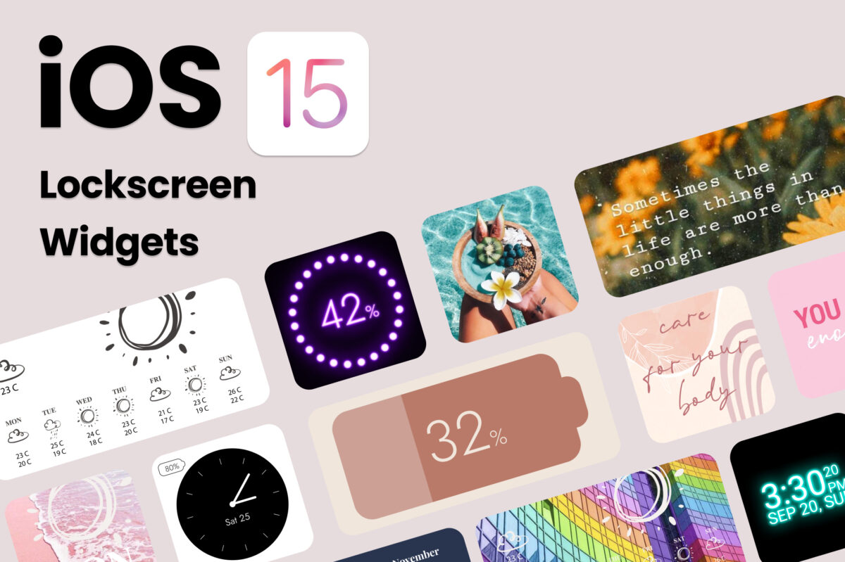 iOS 15 Lockscreen Widgets