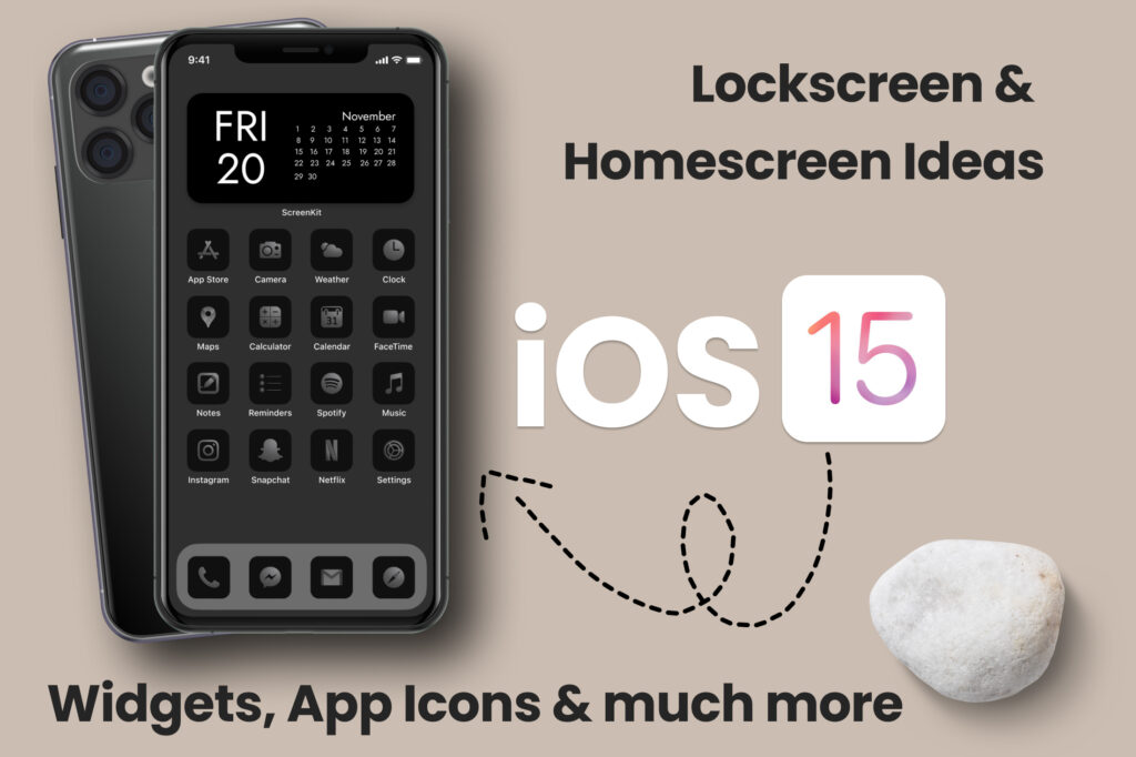 Lockscreen and Homescreen Ideas for iOS 15