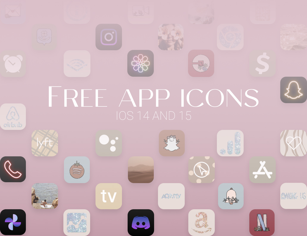 How to get free app icons for iOS14 and iOS15? - Screen Kit™